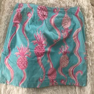 Lilly Pulitzer pineapple skirt size 4